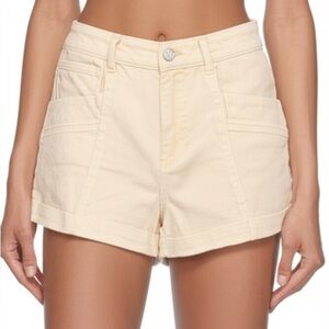 Forever 21 Beige High Rise Shorts